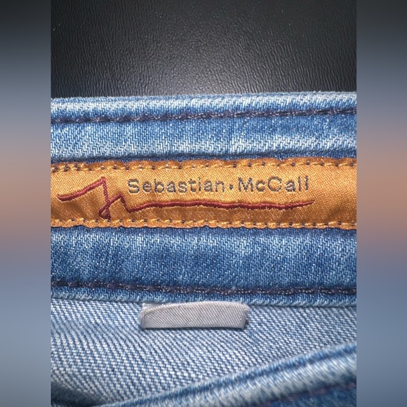 Sebastian McCall Blue Straight Leg Jeans Size 26 GUC - Picture 5 of 11